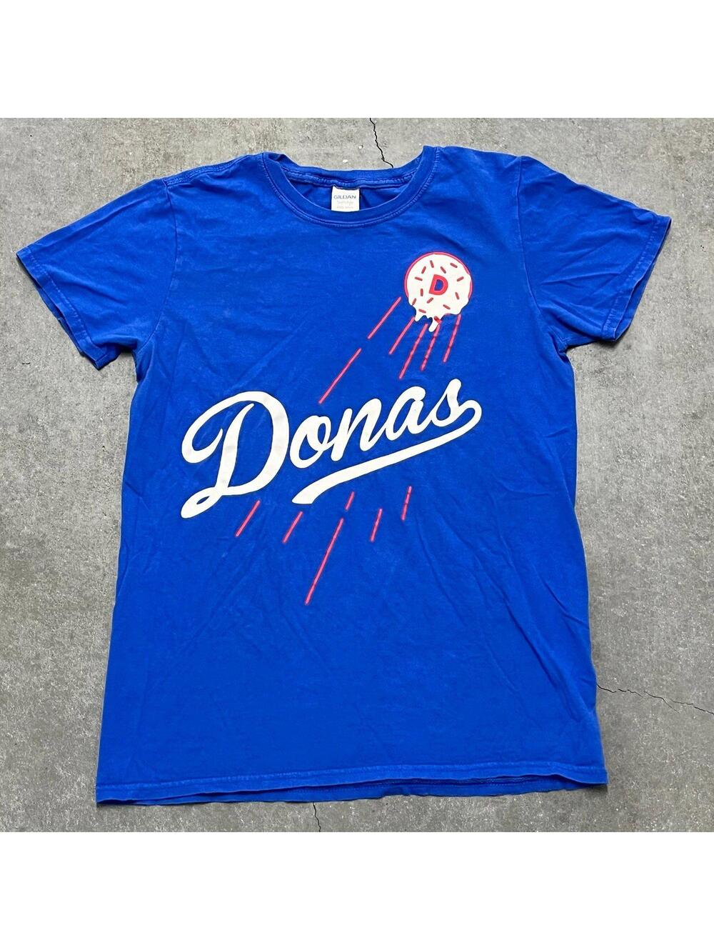 Gildan Los Angeles Donas Dodgers Logo T Shirt